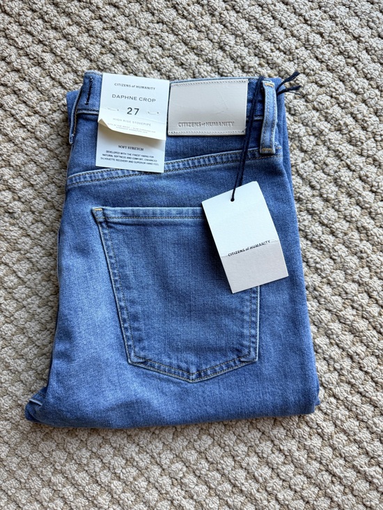 Citizens Of Humanity Denim - Citizens of Humanity Daphne Crop Jeans - Medium Blue